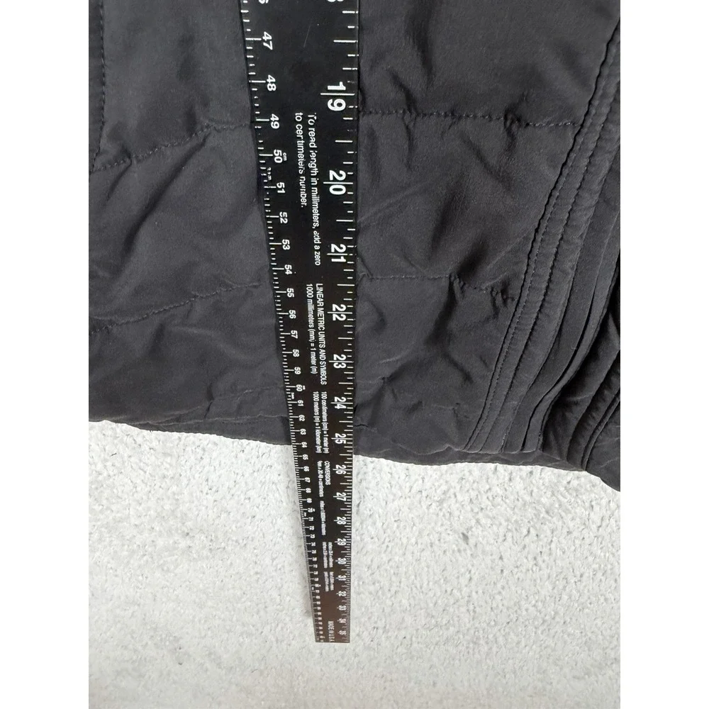Lululemon Another Mile Vest Black Womens Size 10 LW4BSCS Hooded